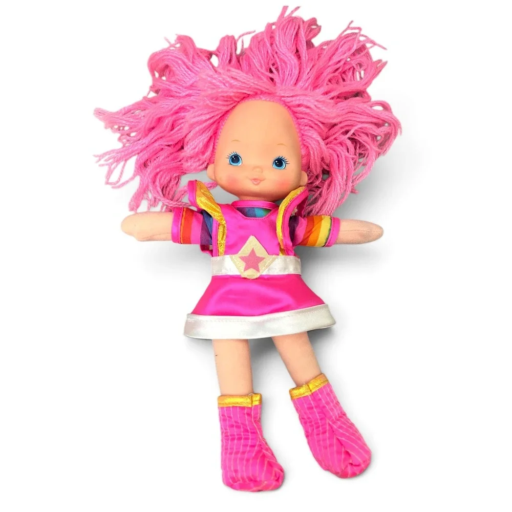 Vintage 1983 Hallmark Rainbow Brite TICKLED PINK Plush Doll RARE HTF with boots